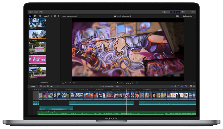 Réalisation de vidéo institutionnelles avec Final Cut Pro