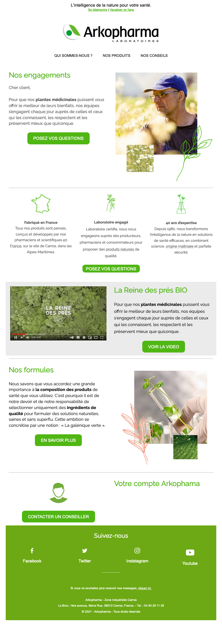 Création templates d'emailing responsive